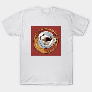 Coffee Decaf Retro Vintage Roast Cafe T-Shirt